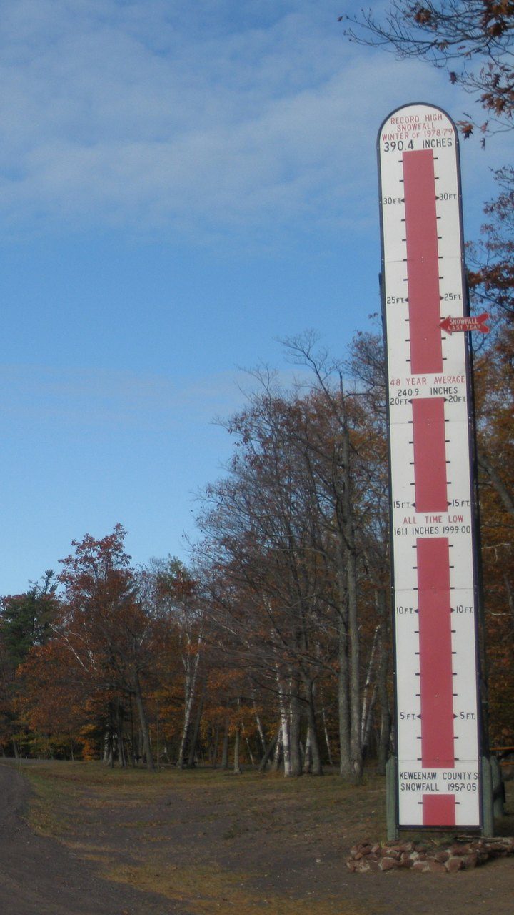 Michigan Snow: 197 Inches, or 45